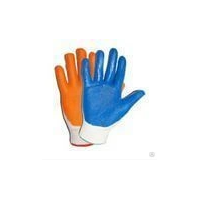 Перчатки нейлоновые с нитриловым покрытием (Китай) синий, оранжевый